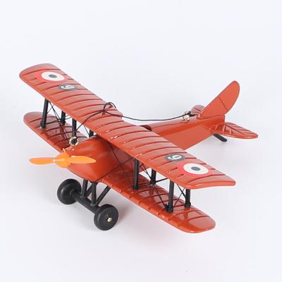 China Retro Art Decor WOOD Crafts Airplane Model Creative Home Ornaments WOOD Decoration for sale