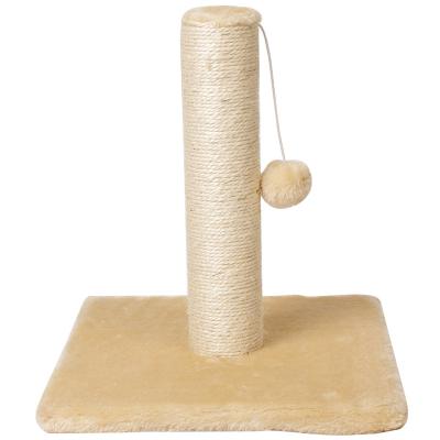 China Beige Tower Cat Tree Tower Cat Wall Housing Furniture Gray Cheap Climbing Frame Wood Sustainable OEM Natural Sisal Liner Post for sale