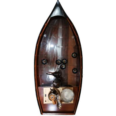 China (Other) OEM adjustable nautical boat style coffee table, IN STOCK fast delivery solid wood boat table for sale