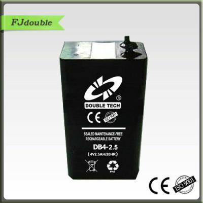 China UPS sealed low maintenance free self discharge air to ground missile vrla battery 4v 2.5ah for sale