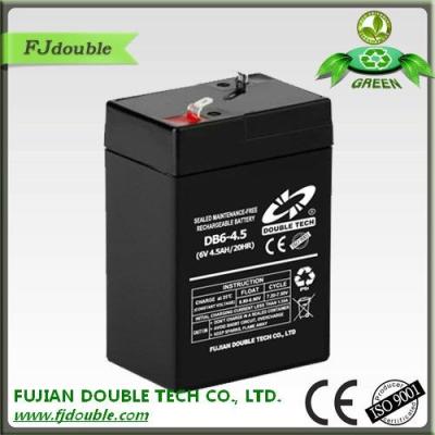 China UPS sealed rechargeable china supplier air to ground missile vrla 6v4.5ah 20hr lead acid battery for sale