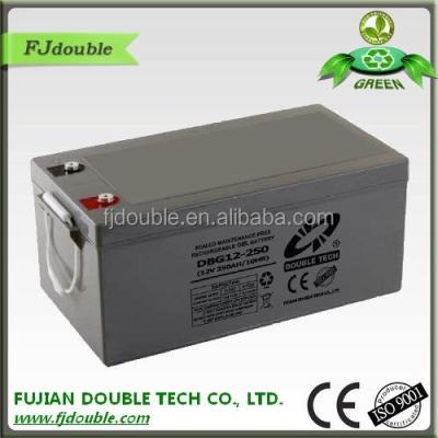 China UPS factory price 24v gel 250 lead acid maintenance free solar battery oh for sale