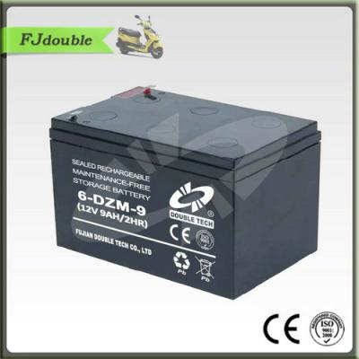 China E-SCOOTER E-BIKE China supplier wholesale 6 battery dzm-9 for e-scooter 9 amp 12v for sale