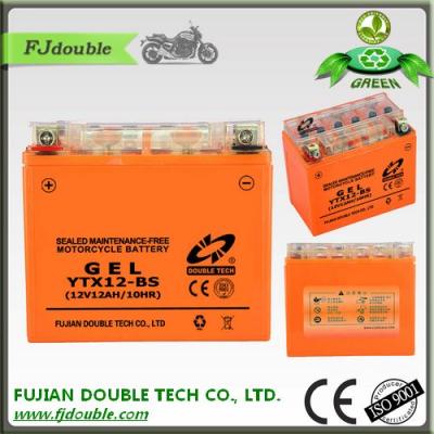 China 12v 36ah gel smf battery for motor YTX12-BS 150*87*130mm for sale