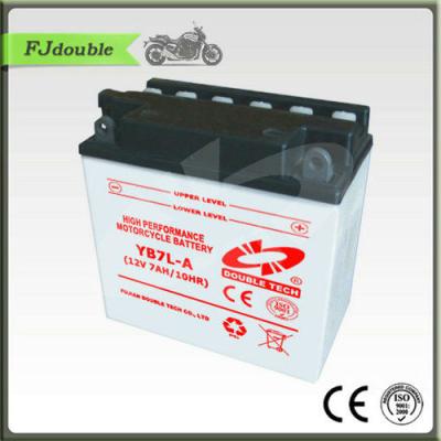 China Motorcycle / Dry Scooter Super-start Charged 12V 7AH Motorcycle Battery Storage Batteries Made In China for sale