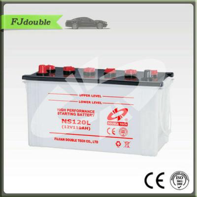 China Global Dual Technology 12V 110AH Car Battery NS120L for sale