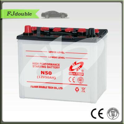 China N50 Dual Car Technology 12V 50AH Japan Car Battery for sale