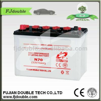 China Car Charging 85D26L 12V 70AH JIS Standard Dry Car Battery for sale