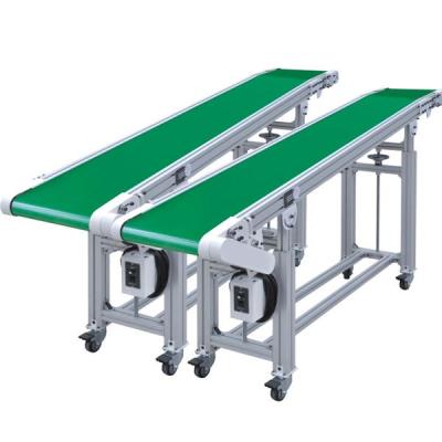 China Heat Resistant Rubber Conveyor For Injection Machinery Conveyor Factory Injection Rubber Conveyors For Conveying Stainless Products for sale