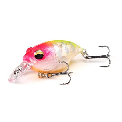 China Newest Hard Plastic Bass Crankbait Square Bill Crank Fishing Lures Wholesale 38mm 8g Model Topwater Lure For Sea Bass Perch for sale