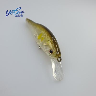 China High Quality Hard Plastic Minnow Fishing Lure Wobbler Lure OEM 80mm/9.5g ABS Long Sinking Molded Saltwater Groundbait PESCA for sale