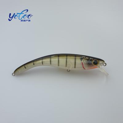 China High Quality ABS 120mm/12.8g Hard Plastic Hanging Minnow Fishing Lure Casting Long Artificial Hard Bait Bass Pike Professional Jerkbait for sale