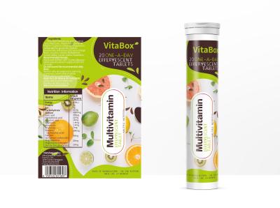 China Zink van de de Tabletvitamine c B1 B2 B6 van nicotinezuurmultivitamin het Bruisende Te koop