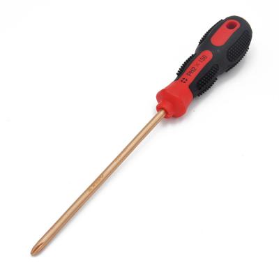 China Plastic Non Magnetic Phillips Screwdriver For Special Industries WEDO Non Sparking Tools Screwdriver for sale