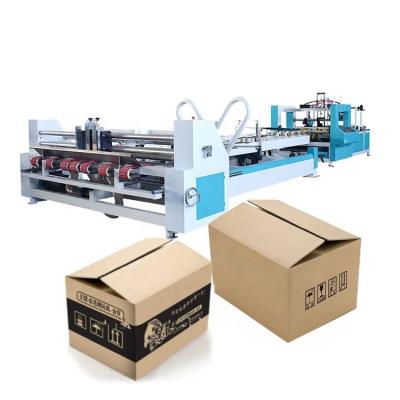 China Other Top Quality Small Corrugated Cardboard Folder Gluer Digital Box Making Machine for sale