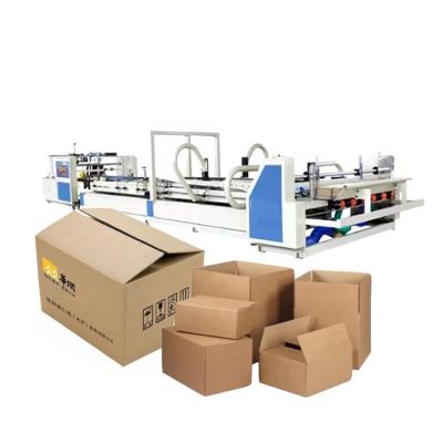 China Other Hot Selling Folding Gluing Corogated Corrugated Box Opening Pasting Machine for sale