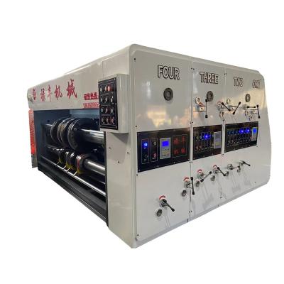 China Printing Shops Corrugated Box Ink Printing Slot Machine Cardboard Cardboard Flexo Printer Rotary Slotter Die Cutter Machine for sale