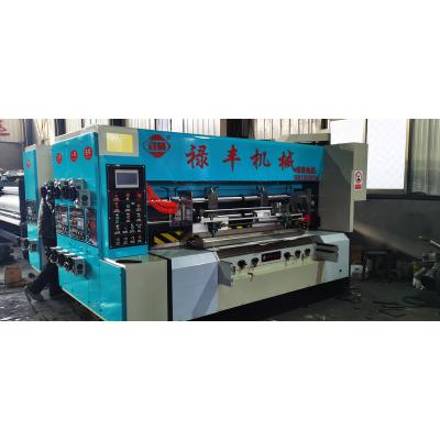 China Automatic Corrugated Box Printer Factory Fruit Feeder Automatic Flexo Printing Slotting Die Cutting Machine For Cardboard Box Making for sale