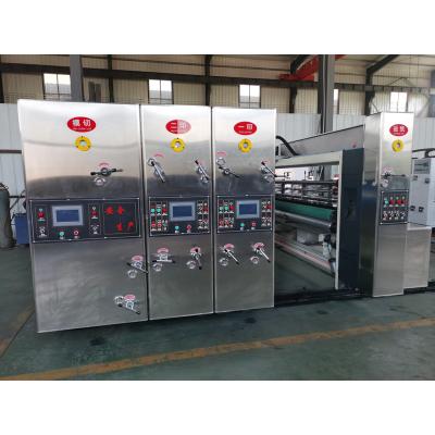 China High Quality Corrugated Printing Shops Box Flexo Ink Printing Slotting Folder Gluer Machine Cartonajes Maquina Die Cutting Impresora for sale