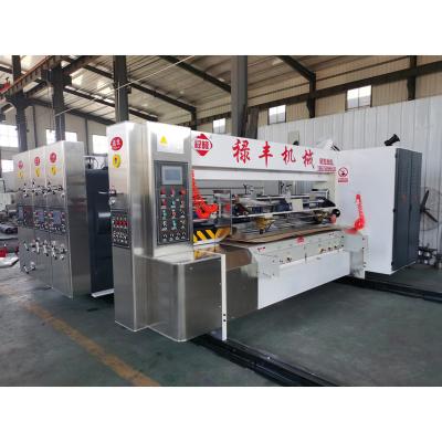 China Magazines Printing Carton Wrapping Machinery Flexo Automatic Ink Printing Slotting Die Cutting Machine for sale