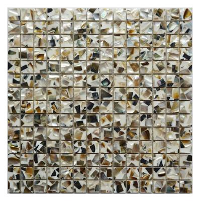 China High Quality Parquet Bathroom Pours 6Mm Thick Diy Shell Mother Of Pearl Marble Mosaic Slab for sale