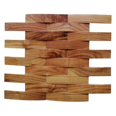 China Parquet Matte Natural Diy Mosaic Wood Grain Classic Wall Panel for sale