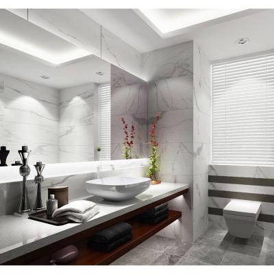 China Modern Inkjet Polished Glazed Floor Tile Honed Wall 600X1200 Carrara Tile for sale