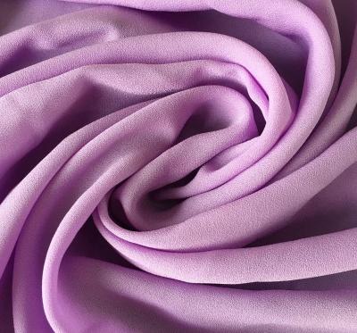 China QUICK DRY 100% Polyester Crepe De Chine Fabric for sale