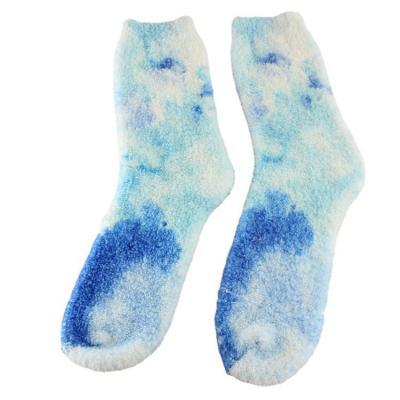 China Autumn Winter New Thick Warm Breathable Woolen Socks Style Printing Color National Women's Retro Socks Wholesale for sale