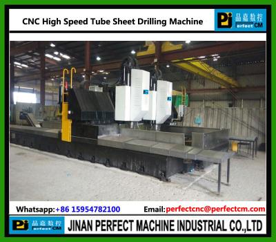 China CNC High Speed Drilling Machine for Tube Sheet heat exchanger pressure vessel China Top Supplier for sale