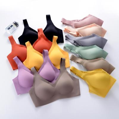 China Sexy QUICK DRY Women's Seamless Bra No Wire Push Up Underwear Student Girls Breathable Colors Bras 10 for sale