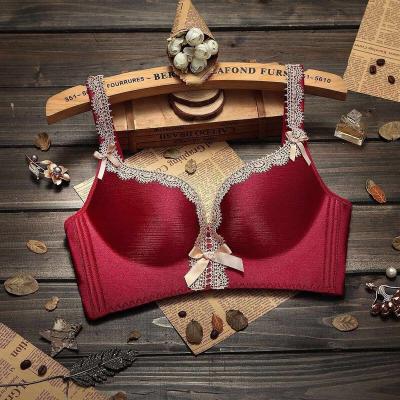 China Women Sexy QUICK DRY Bras Lift Up Lace Underwear Since C Cup Bra Padded Bralette Underwire For Bra Woman for sale