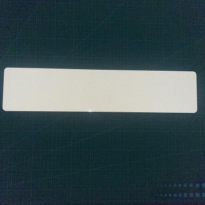 China Car Number Plates 52 x 11.5cm White Reflective Acrylic Car Number Plates for sale