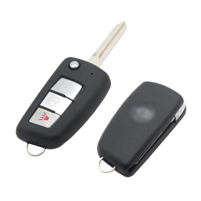 China Easy To Refurbish Folding Replacement Key Cover Shell With 3 Buttons for sale