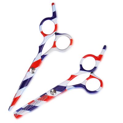 China Barber Hairdressing Tools Barber Shop Scissors Hair Scissors Tooth Scissors Barber Flat Thinning Scissors For Salon for sale