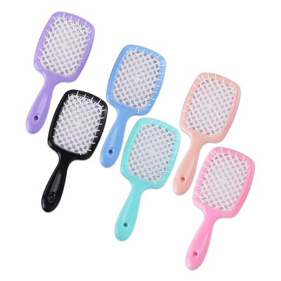 China Salon Amazon Big Board Comb Massage Dry Wet Red Network Products Mesh Big Comb Board Comb for sale