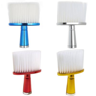 China Hot Selling Waterproof Multi Color Brush Household Brush Electroplating Direct Sales Of Hairdressing Products Neck Brush Hairdresser Salon Tools for sale