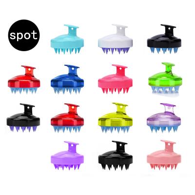 China 4options Hair Comb Scalp Massager Massager Brush Silicone Shampoo Brush Detangling Silicone Shampoo Brush Waterproof Multi Color Custom Logo for sale