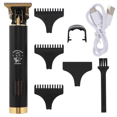 China Retro Digital Display Men's Barber Scissors Household Oil Barber Head Portable Home Barber Shop Black Electric Push Scissors Cutting Scissors Set for sale