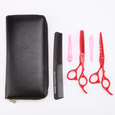 China Factory direct sales hairdressing tools thinning hairdresser scissors scissors set for 5 pieces for sale