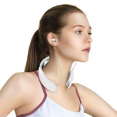 China Portable Wireless Electric Neck Massager Pain Relief Smart Neck Kneading Massager for sale