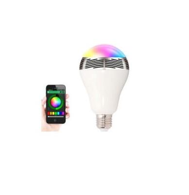 China Mini Trending Products Wreless Smart Bulb E27 Led Speaker With Timer APP Control for sale