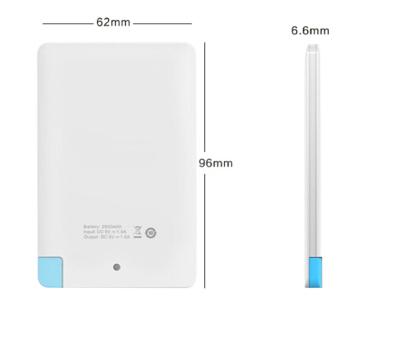 China Best Selling 2000mah Power Banks Convenient Universal Portable Power Bank, Mobile Power Bank For iPhone for sale