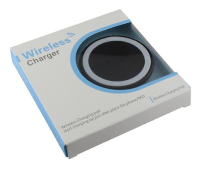 China Universal Mobile Phone 76% High Efficiency Qi Wireless Charger For Smartphones for sale