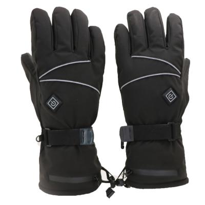 China Full Palm Touch Screen Heated Gloves 2022 New Winter Waterproof Non-slip Three-speed Touch Screen Adjustable Outdoor Rechargeable Heated Gloves for sale