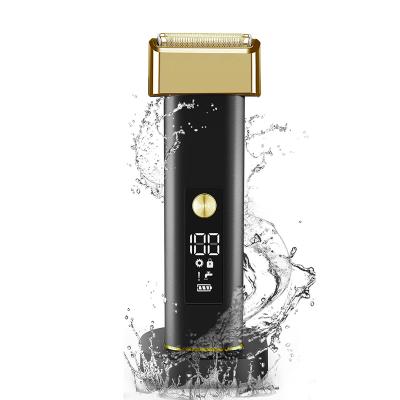 China Twin Blade Hydrating Electric Shaver For Men Metal Housing Aluminum Shaver Waterproof Beard Trimmer Swapping Twin Blades Grooming Kit for sale