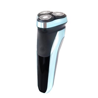 China 3D Triple Blade Floating Electric Rotary Razor Blades Man Shaver Beard Trimmer Shaving Machine Rechargeable Electric Male Razor USB Charging for sale