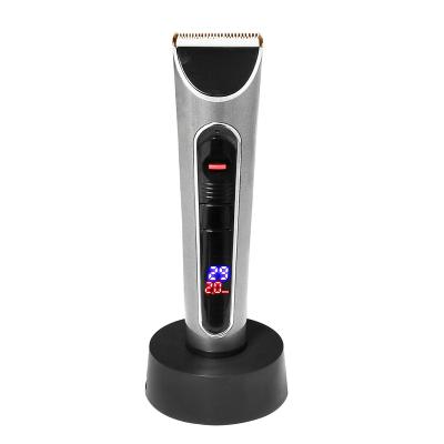 China Professional Electric Hair Trimmer LCD Display Clipper Cordless Car Hair Cutting Tool for Men and Children 2000mah lithium for sale