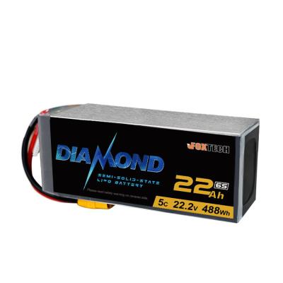 China Consumer Electronics Diamond 6S/7S 16000mAh 22000mAh Solid State Li-ion Battery for Bumblebee, RC Model, Helicopter and UAV Lithium Ion Battery for sale