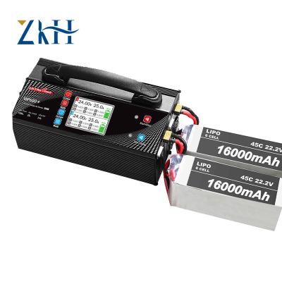 China UP600+ 1200W Battery Standard Dual Channels 6s Semi-Solid/LiPo Liion Battery Charger For UAV Drones for sale